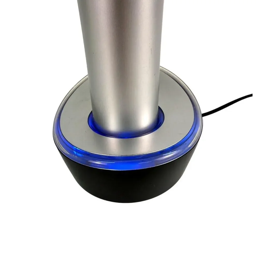 Rabbit Electric Wine Opener W9200 W/ Blue Lighted Charging Base Silver‎